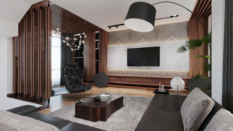 Ánh sáng là vấn đề được rất nhiều chủ nhà luôn lưu tâm để mang lại nguồn sinh khí tốt nhất cho gia đình. Như trong mẫu thiết kế nội thất phòng khách biệt thự hiện đại tại Vinhomes Imperia Hải Phòng kts đã tận dụng nguồn ánh sáng tự nhiên được chiếu từ ngoài vào,kết hợp đèn hắt từ trên xuống, ngoài ra, bạn có thể kết hợp cùng ánh sáng với chiếc đèn đứng cần cong – nguồn sáng tốt nhất khi bạn thả hồn vào những trang sách.