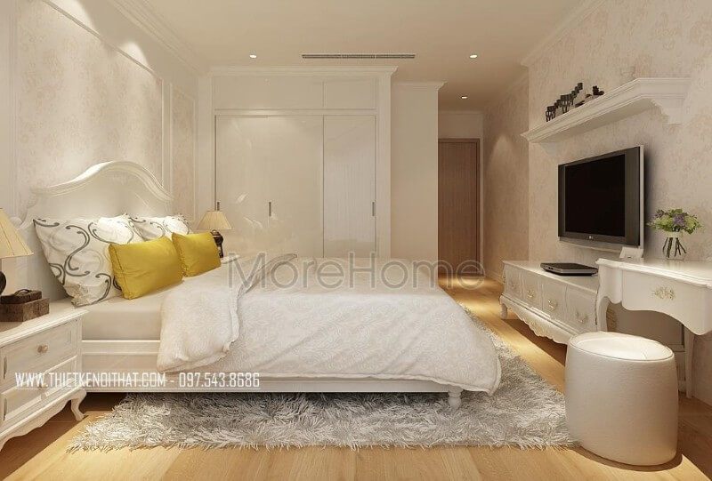 .
Kết hợp hài hòa giữa các yếu tố nội thất và màu sắc trong phòng ngủ sẽ tạo ra một cảm giác tích cực cho tâm hồn, cảm xúc, ấm áp, gần gũi và an toàn.