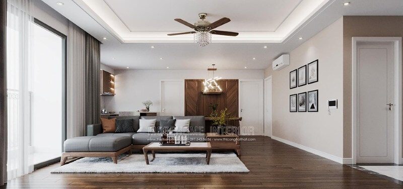 Trang bị đồ nội thất cho phòng khách chung cư.